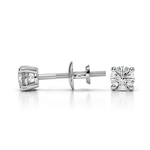 1/4 Ctw Round Diamond Stud Earrings In Platinum - Value Collection | Thumbnail 01