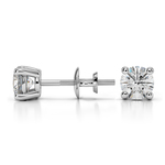 Round Diamond Stud Earrings in Platinum (3/4 ctw) - Value Collection | Thumbnail 01