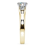 Round Diamond Engagement Ring in Yellow Gold (1/2 ctw) | Thumbnail 03