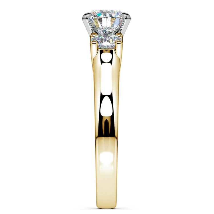 Round Diamond Engagement Ring in Yellow Gold (1/2 ctw) | 03
