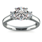 Round Diamond Engagement Ring in White Gold (1/4 ctw) | Thumbnail 01