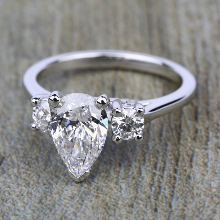 Round Diamond Engagement Ring in Platinum (1/4 ctw) | 05