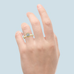 Bezel Set Diamond Ring Setting In Yellow Gold | Thumbnail 06