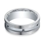 Black Diamond Silver Men's Engagement Ring | Thumbnail 04