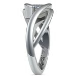 Bypass Solitaire Engagement Ring in White Gold | Thumbnail 03