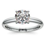 Classic Solitaire Engagement Ring in White Gold | Thumbnail 01