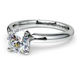 Classic Solitaire Engagement Ring in White Gold | Thumbnail 04