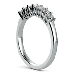 Classic Solitaire and Seven Diamond Bridal Set in White Gold | Thumbnail 04