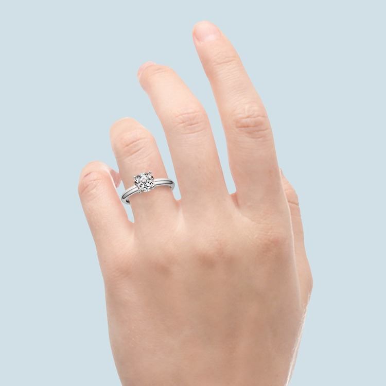 Comfort-Fit Solitaire Engagement Ring in Platinum (2mm)  | 06