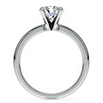 Comfort-Fit Solitaire Engagement Ring in White Gold (2mm) | Thumbnail 02