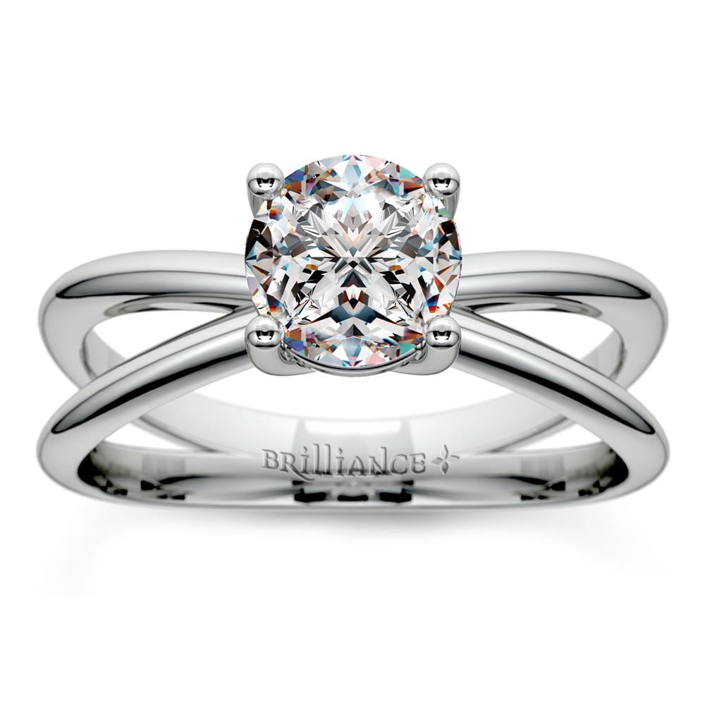 Tiffany & Co. 0.98tcw E/VVS2 Split Shank Lucida Diamond Engagement Rin -  Bloomsbury Manor Ltd