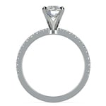 Cushion Cut Micro Pave Engagement Ring (0.50 carat) | Thumbnail 04