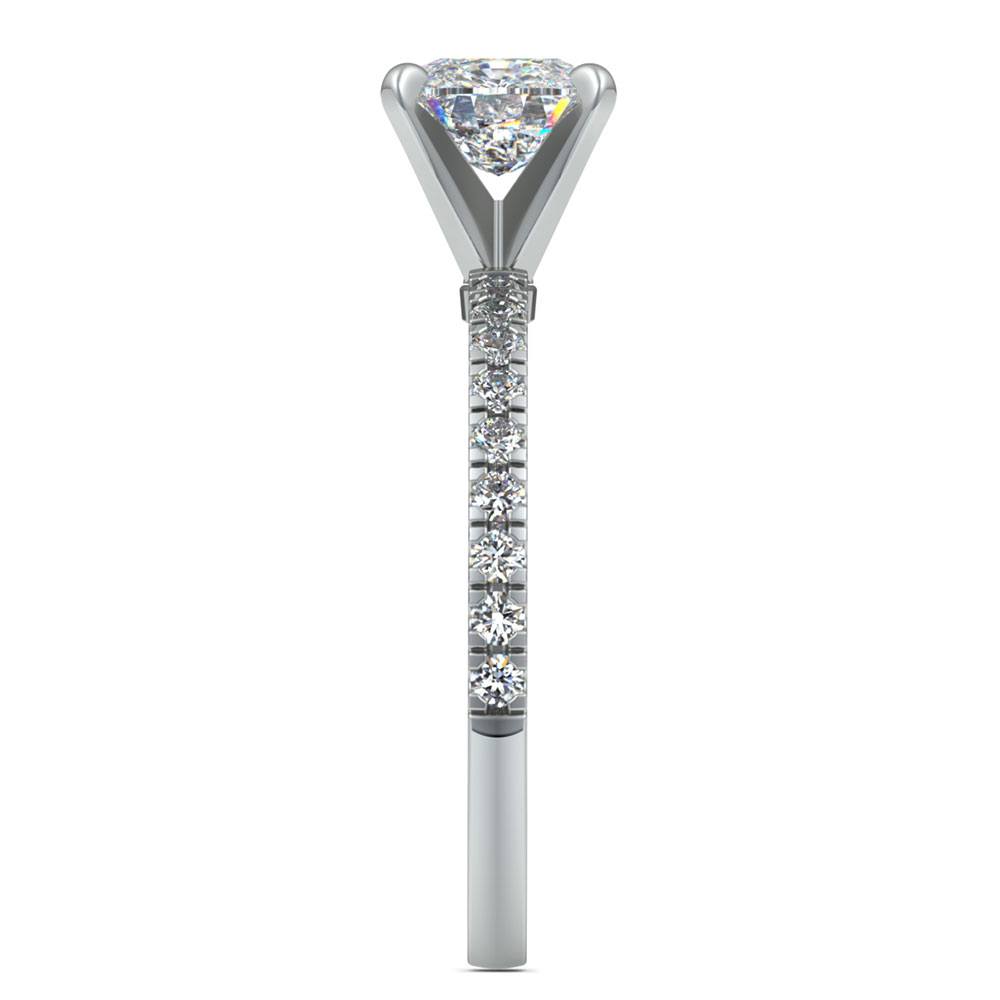 Cushion Cut Diamond Micro Pave Engagement Ring (1.5 carat) | 03