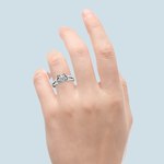 Diamond Accent Solitaire Engagement Ring in Platinum | Thumbnail 05