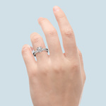 Flat Taper Solitaire Engagement Ring in Platinum | Thumbnail 06
