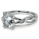 Florida Ivy Diamond Engagement Ring in Platinum | Thumbnail 04