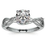 Florida Ivy Diamond Engagement Ring in White Gold | Thumbnail 01