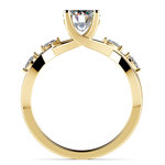 Florida Ivy Diamond Engagement Ring in Yellow Gold | Thumbnail 02