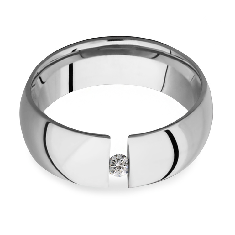 The Force - Cobalt & Diamond Mens Engagement Ring | 04