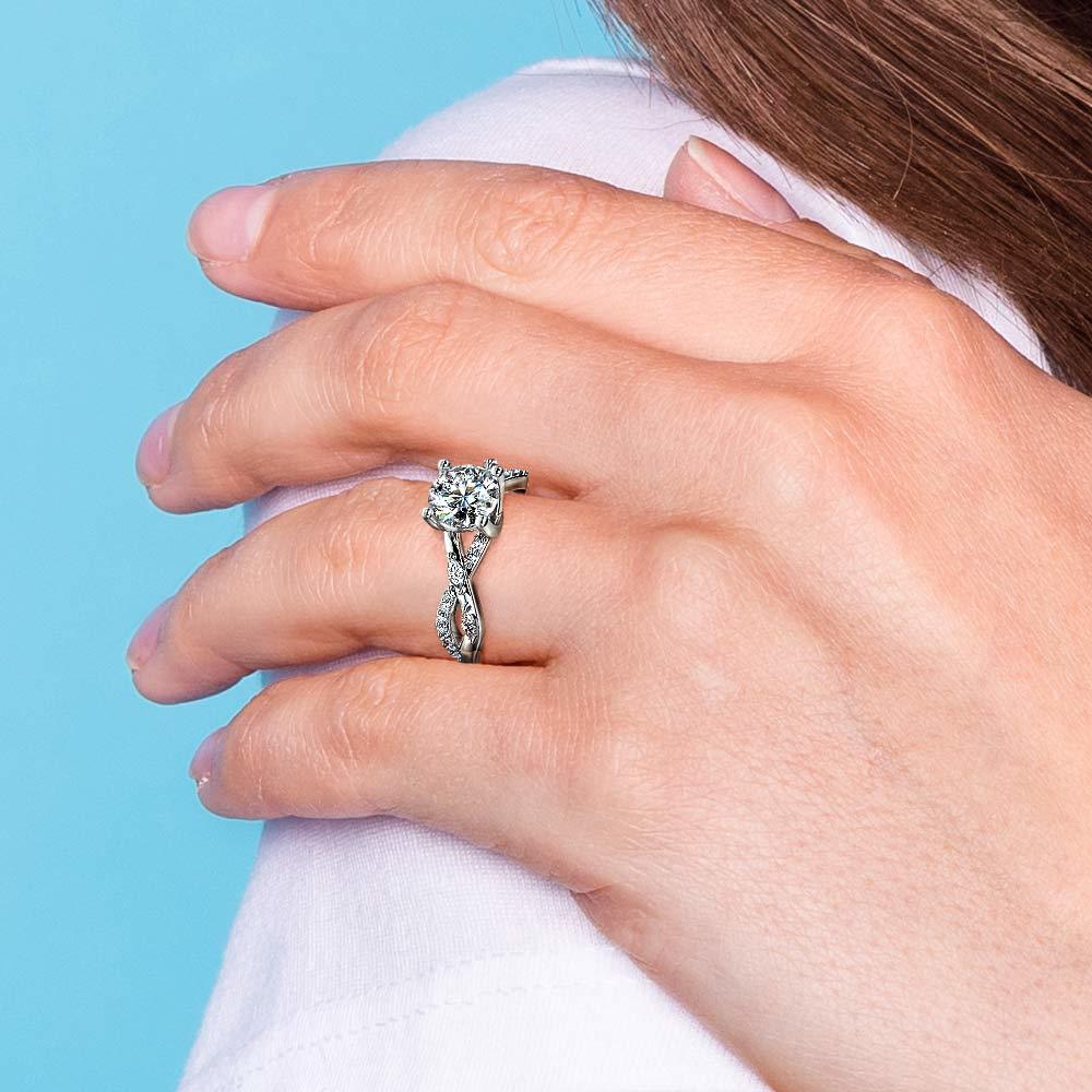 Ivy Diamond Engagement Ring in Platinum | 07
