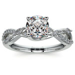 Ivy Diamond Engagement Ring in White Gold | Thumbnail 01
