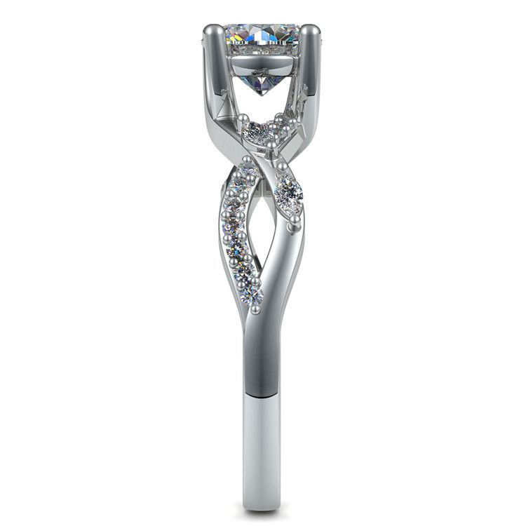 Ivy Diamond Engagement Ring in White Gold | 03