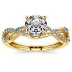 Ivy Diamond Engagement Ring in Yellow Gold | Thumbnail 01