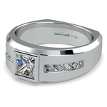 Chunky Channel Set Diamond Mens Ring | Orion
