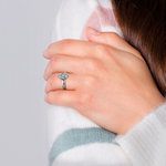 Oval Solitaire Engagement Ring (0.50 Carat Diamond) | Thumbnail 06