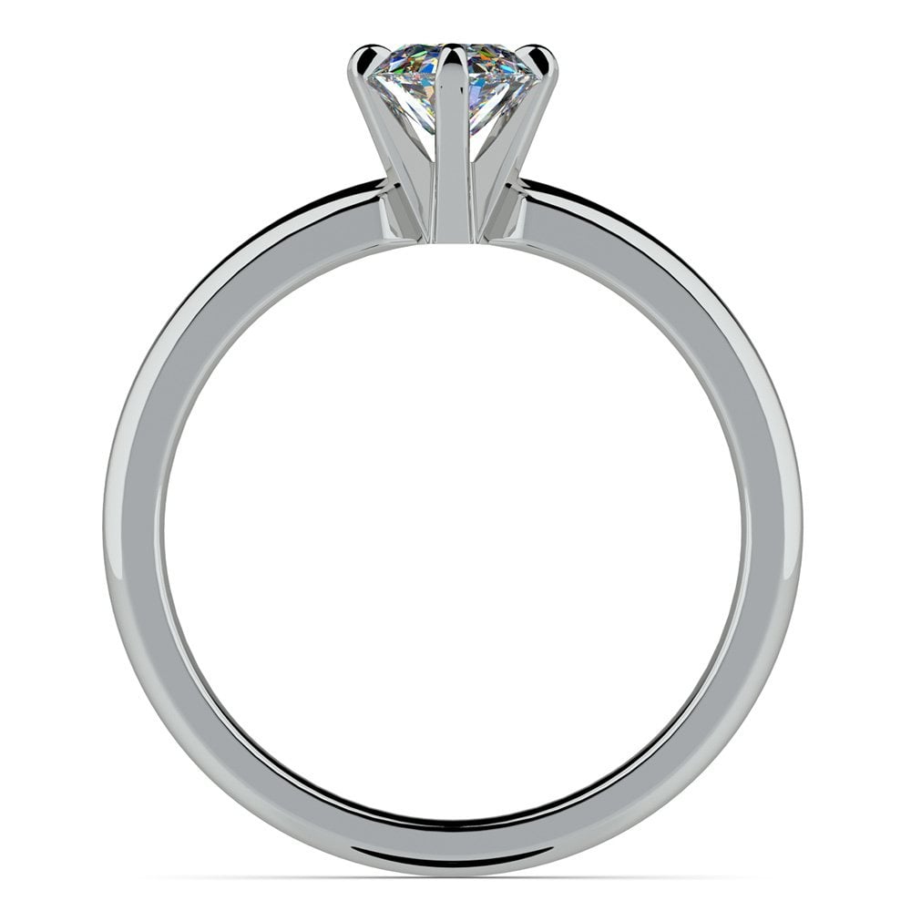 Oval Solitaire Engagement Ring (0.33 Carat Diamond) | 04