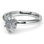 Oval Solitaire Engagement Ring (0.25 Carat Diamond) | Thumbnail 01