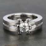 Perses Solitaire Mens Engagement Ring (1/2 ctw) | Thumbnail 05