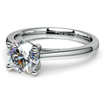 Palladium Petite Cathedral Solitaire Engagement Ring Setting | Thumbnail 04