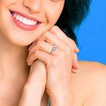 Petite Pave Diamond Engagement Ring in Rose Gold (1/4 ctw) | Thumbnail 06
