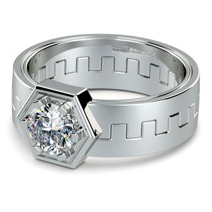 Pollux Solitaire Mangagement™ Ring (1 ctw)