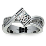 Princess Cut Bezel Set Engagement Ring (1.75 carat) | Thumbnail 02