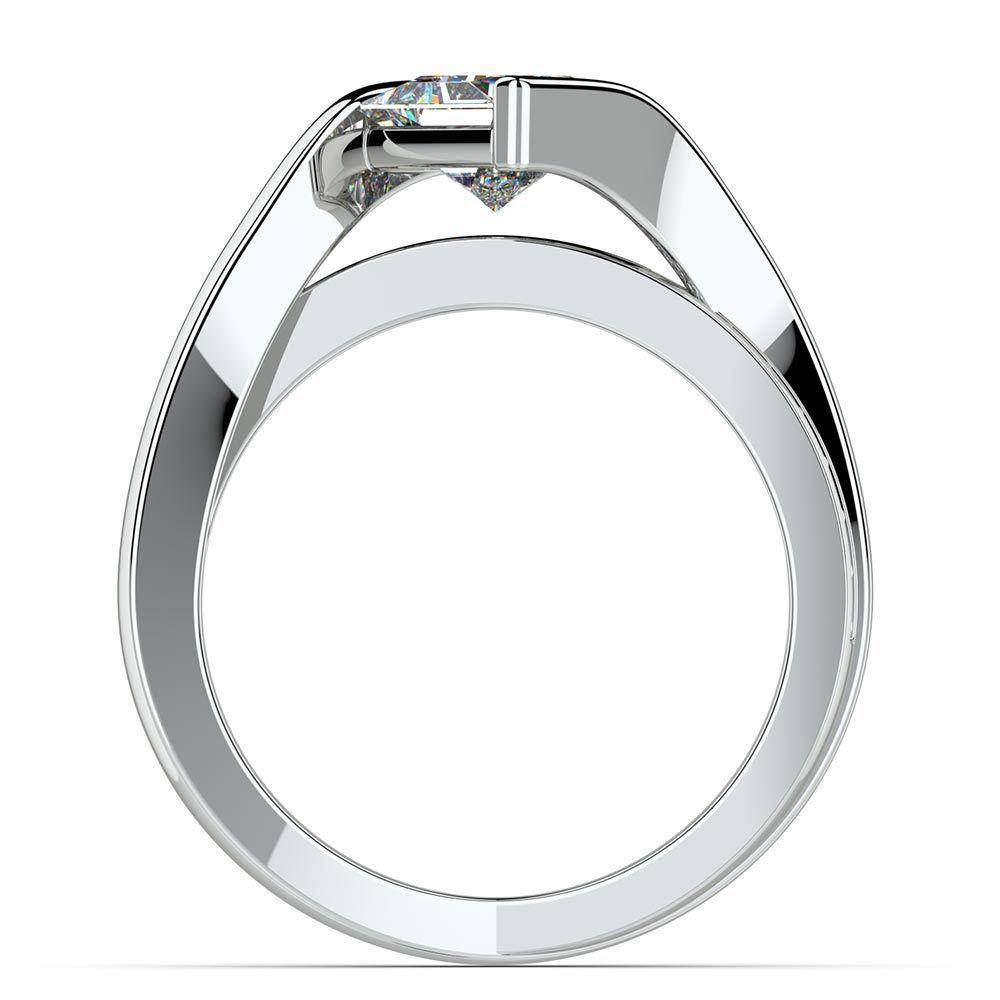 Princess Cut Bezel Set Engagement Ring (1 Carat) | 04