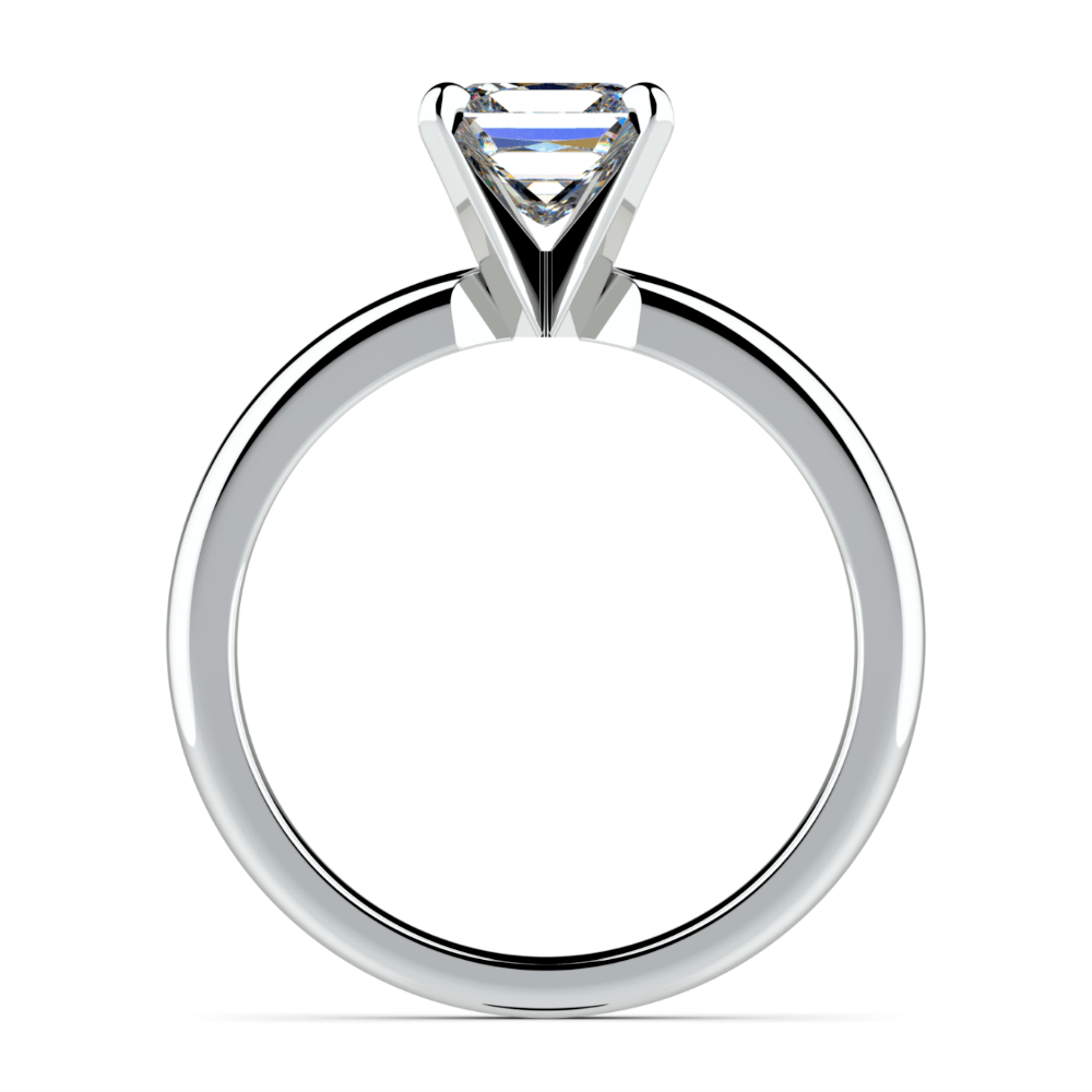 Princess Cut Diamond Preset Engagement Ring In Platinum (1 ctw) | 03