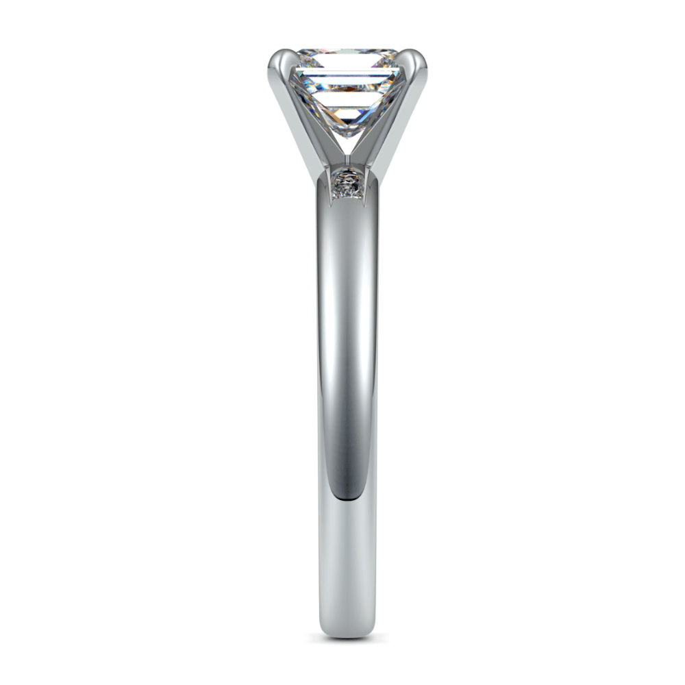 Princess Cut Diamond Preset Engagement Ring In Platinum (1 ctw) | 04