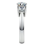 Princess Diamond Engagement Ring in White Gold (1 ctw) | Thumbnail 03