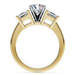 Princess Diamond Engagement Ring in Yellow Gold (1 ctw) | Thumbnail 02