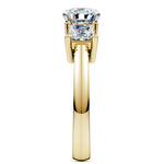 Princess Diamond Engagement Ring in Yellow Gold (1 ctw) | Thumbnail 03