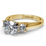 Round Diamond Engagement Ring in Yellow Gold (1/3 ctw) | Thumbnail 04