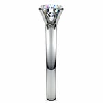 3/4 Ct Round Cut Diamond Solitaire Engagement Ring In White Gold | Thumbnail 03