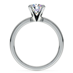 3/4 Ct Round Cut Diamond Solitaire Engagement Ring In White Gold | Thumbnail 04