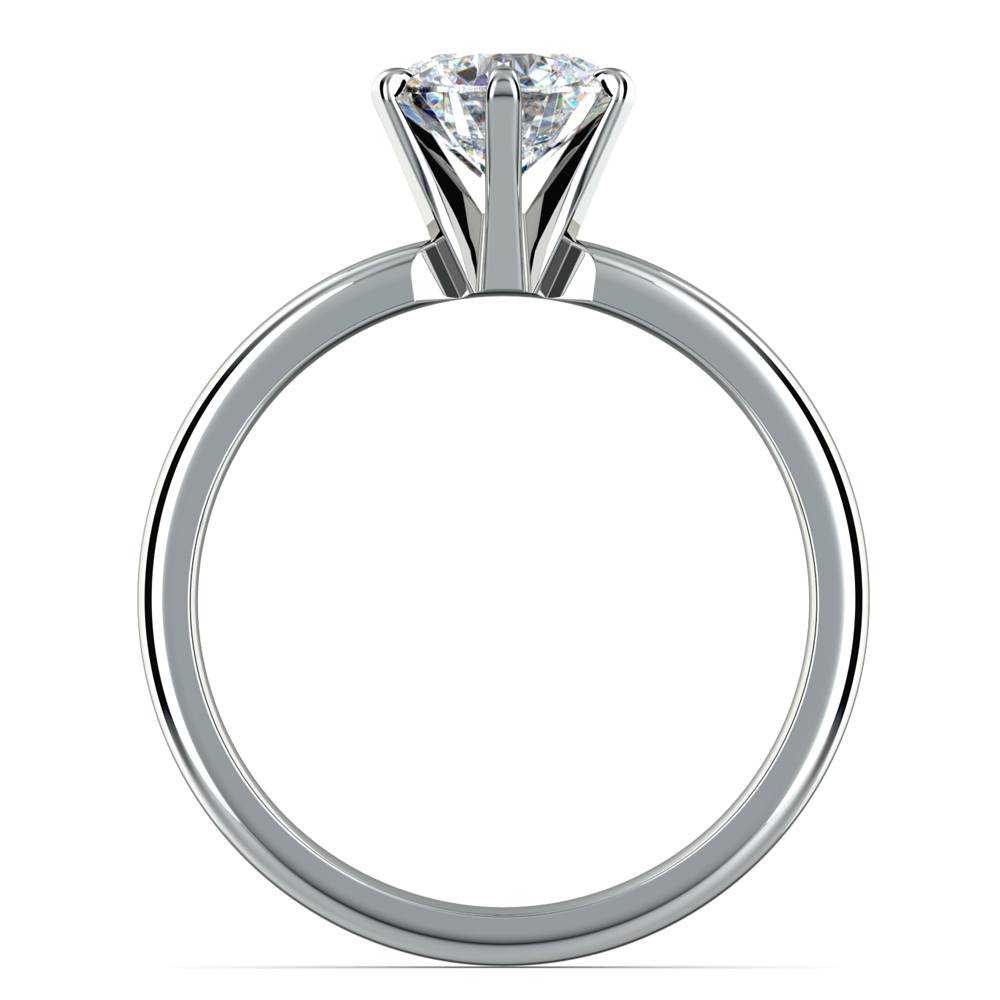 Six-Prong Solitaire Engagement Ring in White Gold (2.5 mm) | 02