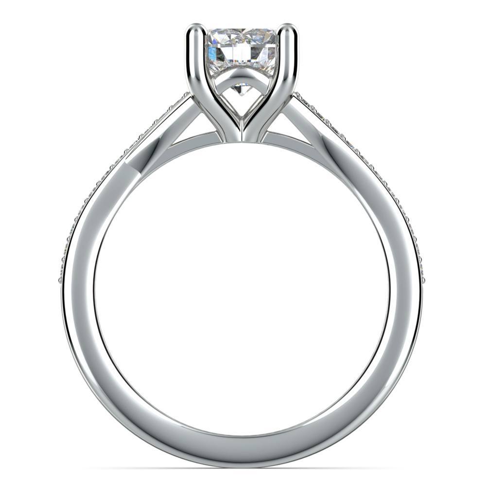 Split Shank Pave Diamond Engagement Ring (0.50 carat) | 04