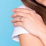 Swirl Style Diamond Engagement Ring in Rose Gold | Thumbnail 06