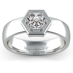 Hexagon Talos Mens Diamond Engagement Ring (3/4 ctw) | Thumbnail 02