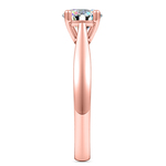 Taper Solitaire Engagement Ring in Rose Gold | Thumbnail 03